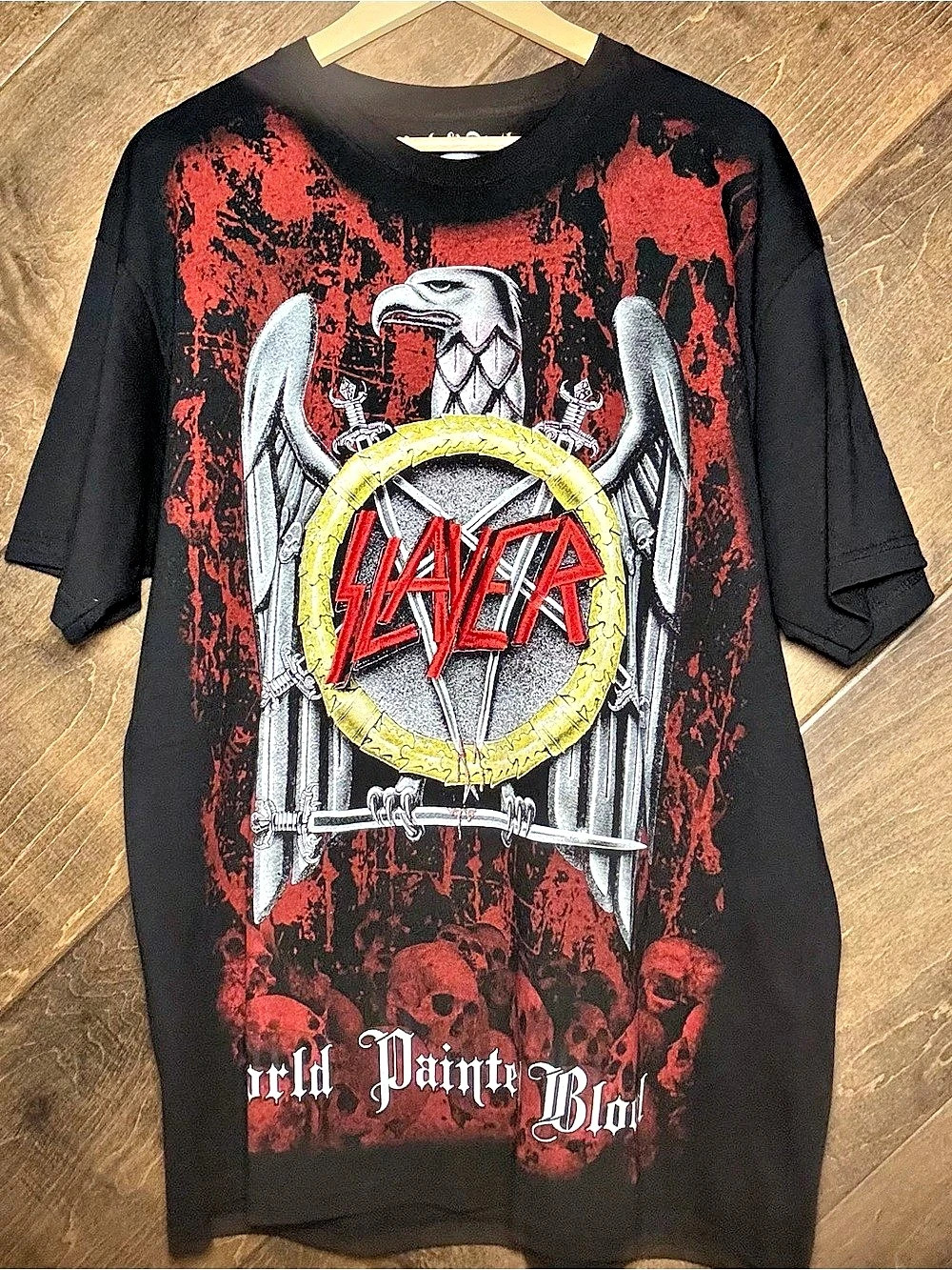 Slayers embroidered Reign in Blood Eagle. XL. Embroidered.